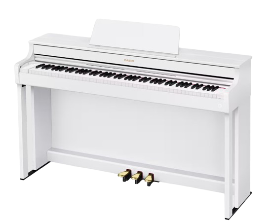 Casio Casio AP-300WE Digital Piano With Cabinet And Bench (White) - 88 Keys