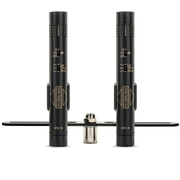 Sontronics Sontronics STC-1S - Matched Stereo Pair of Condenser Microphones (Black)