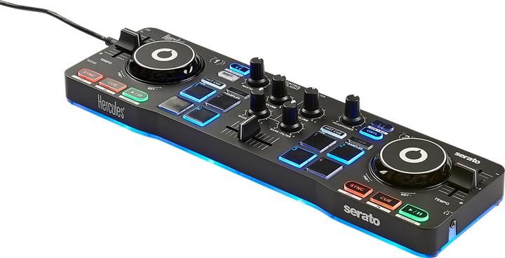 Hercules DJ CONTROL STARLIGHT Compact DJ Controller With LED