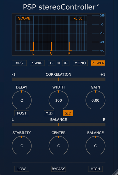 PSP AUDIOWARE PSP StereoController2