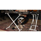 Quik Lok T20WH X-Frame Keyboard Stand (White) - Keyboard & Synthesizer Stands
