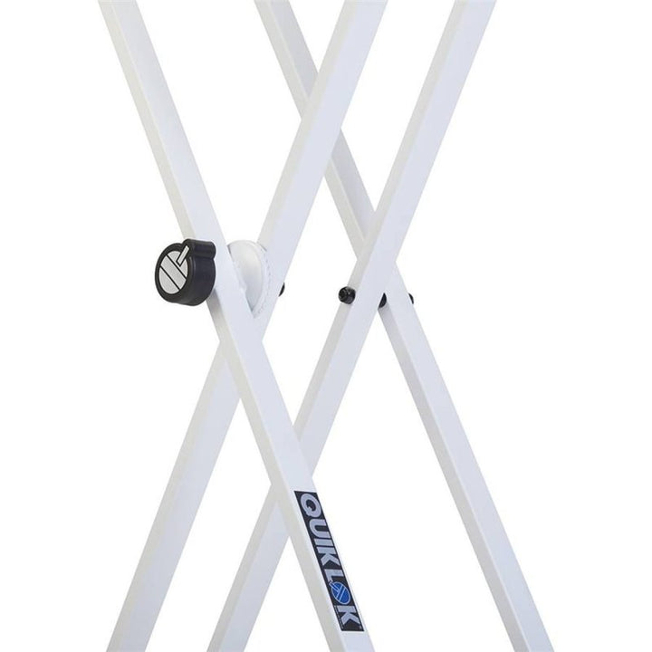 Quik Lok T20WH X-Frame Keyboard Stand (White) - Keyboard & Synthesizer Stands
