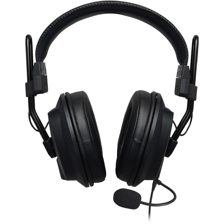 Fostex Wired Over-Ear Semi-Open Gaming Headset with Detachable Microphone, Black
