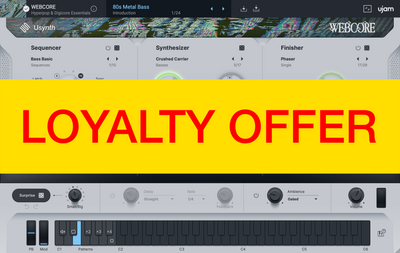 UJAM UJAM WEBCORE Loyalty Offer