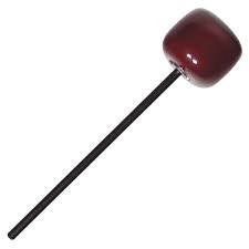 Vater Percussion Wood Bass Drum Beater (Red)