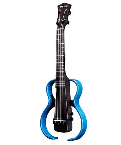 Vox VFU-1 Frame Concert Ukulele with Piezo Pickup and Effects (Flame Maple Blue)
