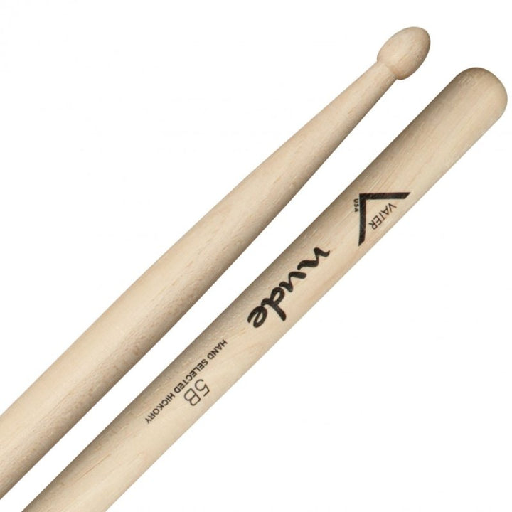 Vater Percussion Nude 5B Hickory Drumsticks (Wood Tip)