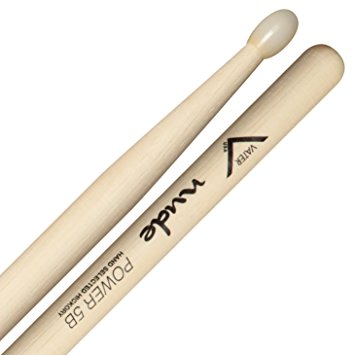Vater Percussion Nude Power 5B Hickory Drumsticks (Nylon Tip)