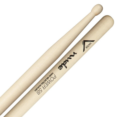 Vater Percussion Nude Power 5B Hickory Drumsticks (Wood Tip)