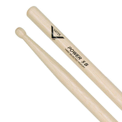 Vater Percussion Power 5B Hickory Drumsticks (Wood Tip)