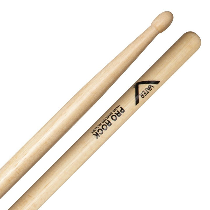 Vater Percussion Pro Rock Hickory Drumsticks (Wood Tip)