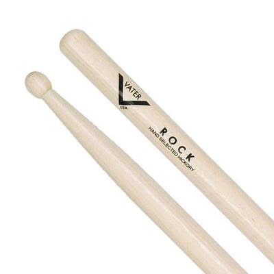 Vater Percussion Rock Hickory Drumsticks (Wood Tip)