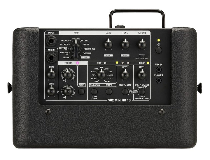 Vox Mini Go 10 Portable Modeling Guitar Amp (Black)