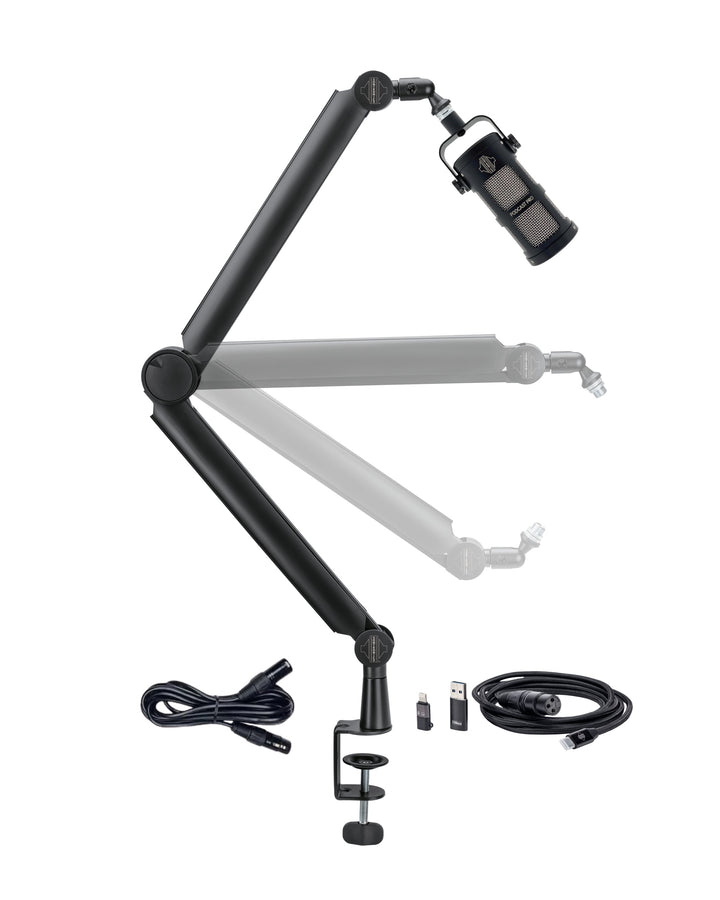 Sontronics Sontronics VOICECASTING PACK - Podcast / Streaming / Broadcast Microphone Set (Black)