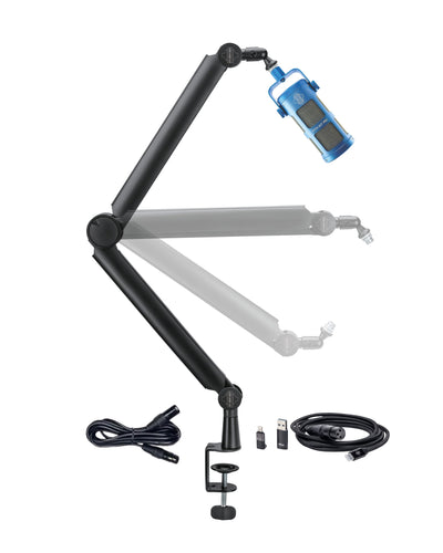 Sontronics Sontronics VOICECASTING PACK - Podcast / Streaming / Broadcast Microphone Set (Blue)