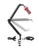 Sontronics Sontronics VOICECASTING PACK - Podcast / Streaming / Broadcast Microphone Set (Red)