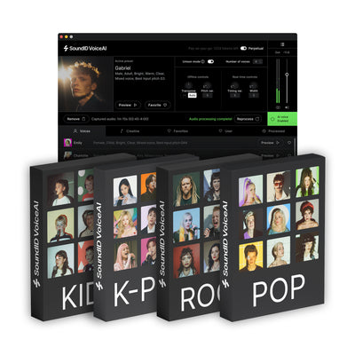Sonarworks SoundID VoiceAI Perpetual License&Expansion Bundle