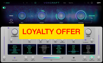 UJAM UJAM VOXCRAFT Loyalty Offer