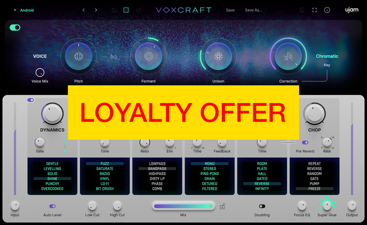 UJAM UJAM VOXCRAFT Loyalty Offer