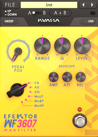 KUASSA Kuassa Efektor WF3607 Wah Filter