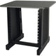 Quik Lok Z612BK 12-U Rack Stand with Wood Top (Black) - Racks