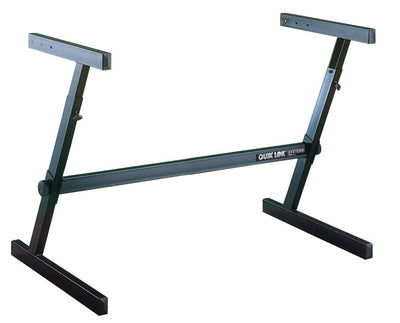 Quik Lok Z716L Single Tier "Z" Style Height Adjustable Extra-Wide Keyboard Stand - Keyboard & Synthesizer Stands