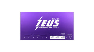 NUX NUX Zeus NIP-Z10 Isolated Pedal Power Supply with 10 Outputs