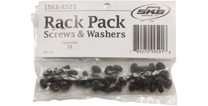 SKB SKB 1SKB-RS25 Rack Screws (Black) - Racks