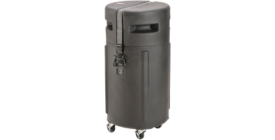SKB SKB 1SKB-D3217 Mid-sized Conga Case w/ Wheels (Black) - Instrument Cases