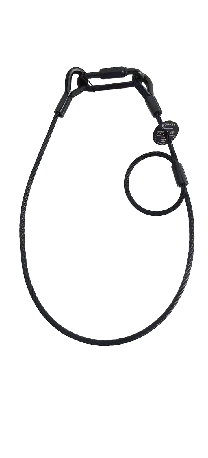 ADJ Steel Safety Cable - 67lb Rated / 31.5in - Black