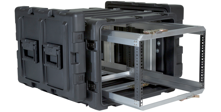 SKB SKB 3RR-7U24-25B rSeries 7U Shock Rack (Black) - Cases & Transport Accessories