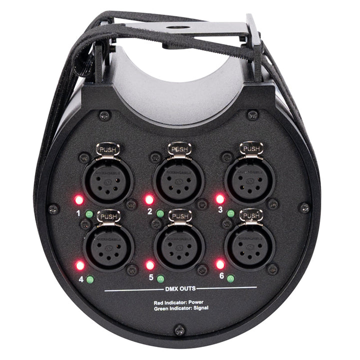 ADJ 6-Way DMX & RDM Data Splitter with 5-Pin XLR