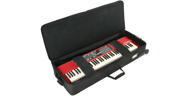 SKB SKB 1SKB-SC61KW 61 Note Keyboard Soft Case (Black) - Instrument Cases