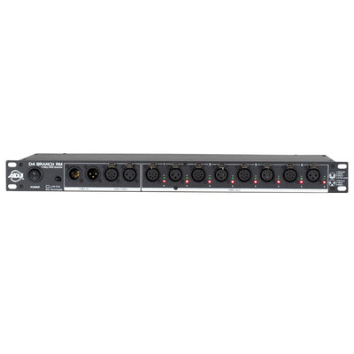 ADJ 4-Way 3-/5-Pin XLR DMX Distributor/Booster
