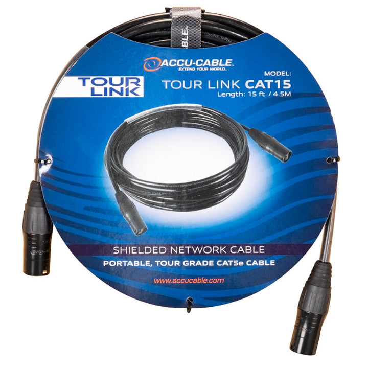 ADJ Cat5E Shielded Network Cable - 15ft