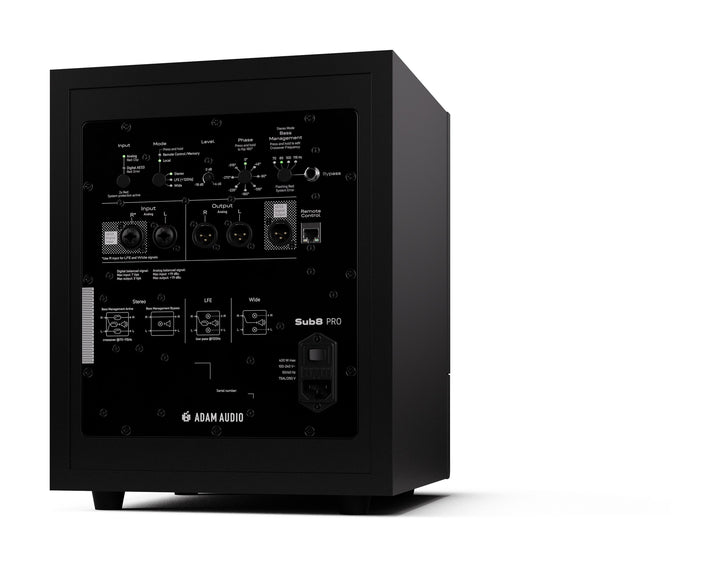 Adam Audio ADAM Audio Sub8 Pro Active Studio Subwoofer with DSP (200W)