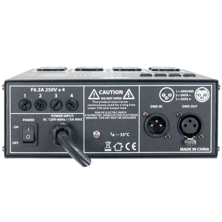 ADJ 4-Channel DMX Dimmer/Switch Pack with 16 Built-In Chases
