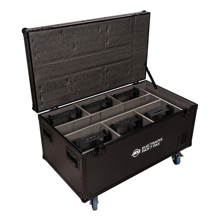 ADJ 6 x ELECTRAPIX-PAR-7 Fixtures with Charging Case