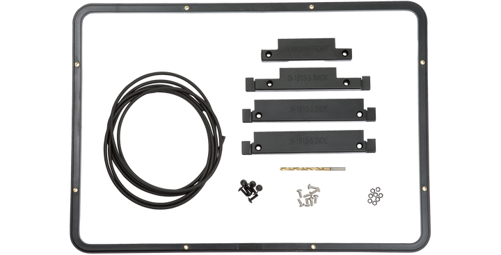SKB SKB iSeries 1813 Panel Mounting Ring Kit (Black) - Cases & Transport Accessories