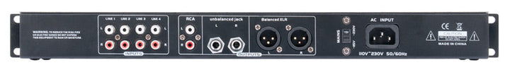 ADJ 1U Media Player with USB/SD/Bluetooth
