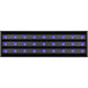 Antari UV-WASH-2000 DarkFX Linear UV Wash with 27 UV LED, 25 Degree Beam
