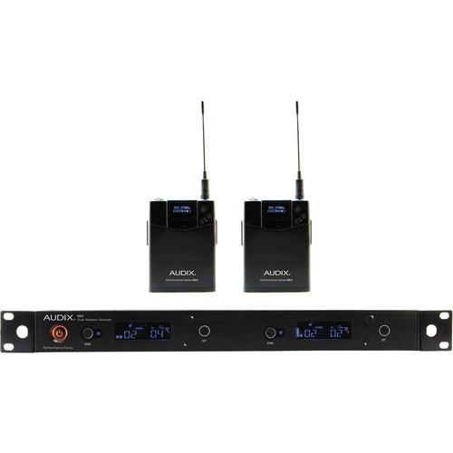 Audix AP62BP Dual-Channel Receiver With Two Bodypack Transmitters