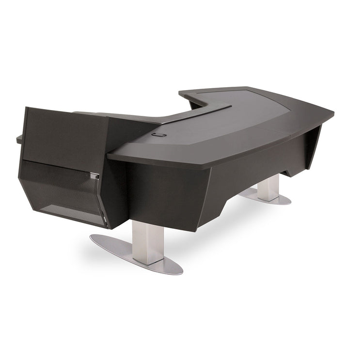 Argosy AURA.260S Sit-Stand Workstation w/Upper Rack on Right