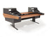 Argosy Dual 15K Keyboard Workstation w/825 Rack Modules, Mahogany End Panels & Mahogany Veneer Desktop
