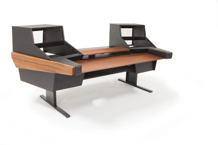 Argosy Dual 15K Keyboard Workstation w/847 Rack Modules, Mahogany End Panels & Mahogany Veneer Desktop