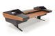 Argosy Dual 15KL Keyboard Workstation w/800 Rack Modules, Mahogany End Panels & Mahogany Veneer Desktop