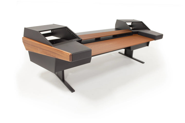 Argosy Dual 15KL Keyboard Workstation w/803 Rack Modules, Mahogany End Panels & Mahogany Veneer Desktop