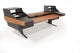 Argosy Dual 15KL Keyboard Workstation w/825 Rack Modules, Mahogany End Panels & Mahogany Veneer Desktop