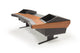 Argosy Dual 15L Workstation w/800 Rack Modules, Mahogany End Panels & Mahogany Veneer Desktop