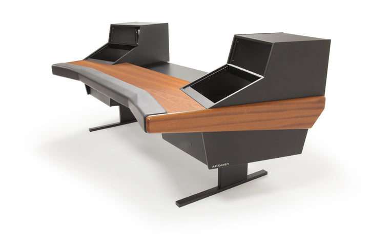 Argosy Dual 15L Workstation w/847 Rack Modules, Mahogany End Panels & Mahogany Veneer Desktop